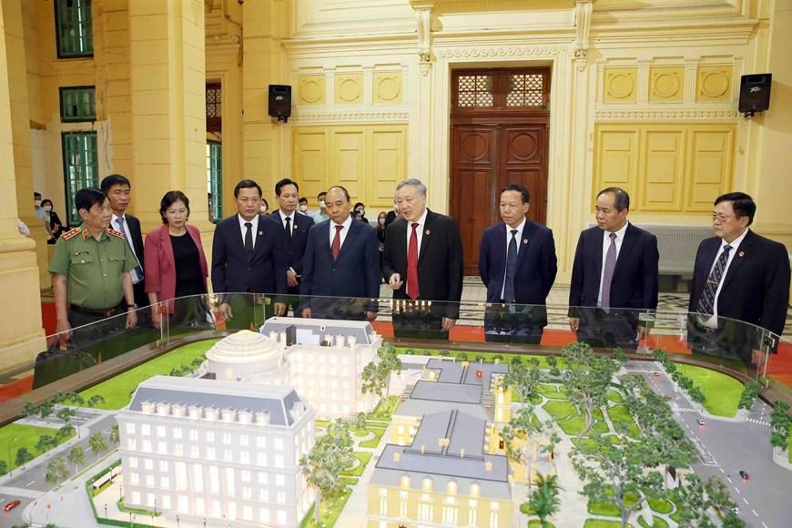 Chủ tịch nước làm việc với Ban Cán sự Đảng Tòa án Nhân dân tối cao 