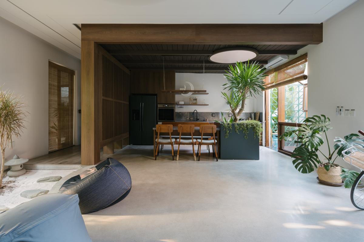 Nhà đẹp như 'thiền viện' Nhật của chàng trai độc thân Hà Nội