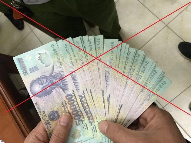 Khởi tố, bắt tạm giam đối tượng lưu hành 22 triệu đồng tiền giả 