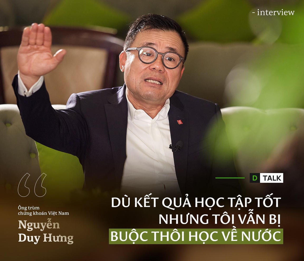 Ông trùm chứng khoán Việt kể quá khứ bị kỷ luật, giúp mẹ làm bảo vệ