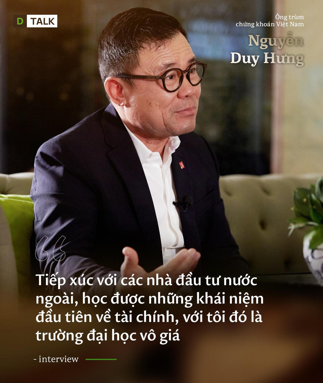 Ông trùm chứng khoán Việt kể quá khứ bị kỷ luật, giúp mẹ làm bảo vệ