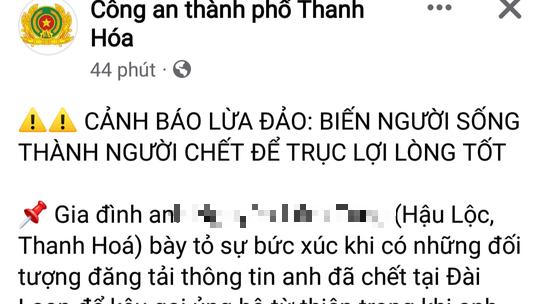Đang sống bình thường, tá hỏa thấy mình bị dựng chuyện tử vong ở Đài Loan - Ảnh 2.
