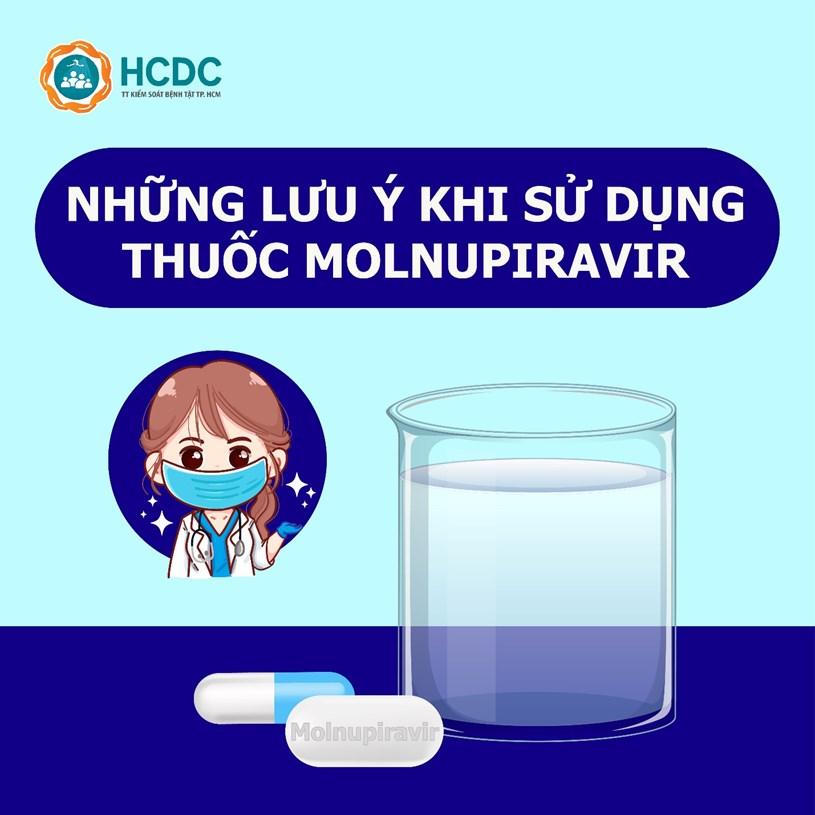 Những lưu ý khi sử dụng thuốc Molnupiravir