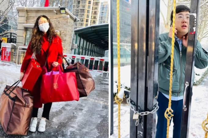 Cô dâu 'tay xách nách mang' một mình đến nhà chú rể làm lễ cưới