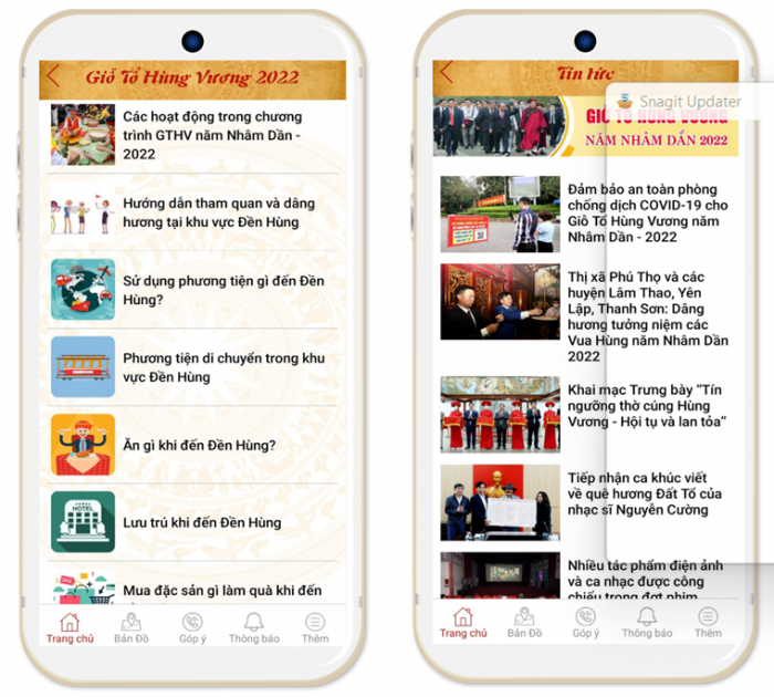 Hành hương về đất Tổ thuận tiện với ứng dụng du lịch thông minh Đền Hùng