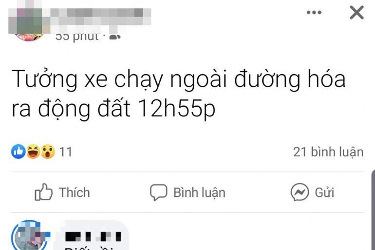 Nhiều người hốt hoảng bỏ chạy vì rung lắc động đất giữa trưa ở Kon Tum