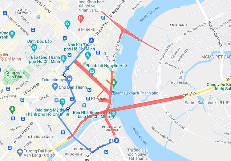 Cấm xe nhiều tuyến đường TP HCM phục vụ bắn pháo hoa dịp lễ 30/4