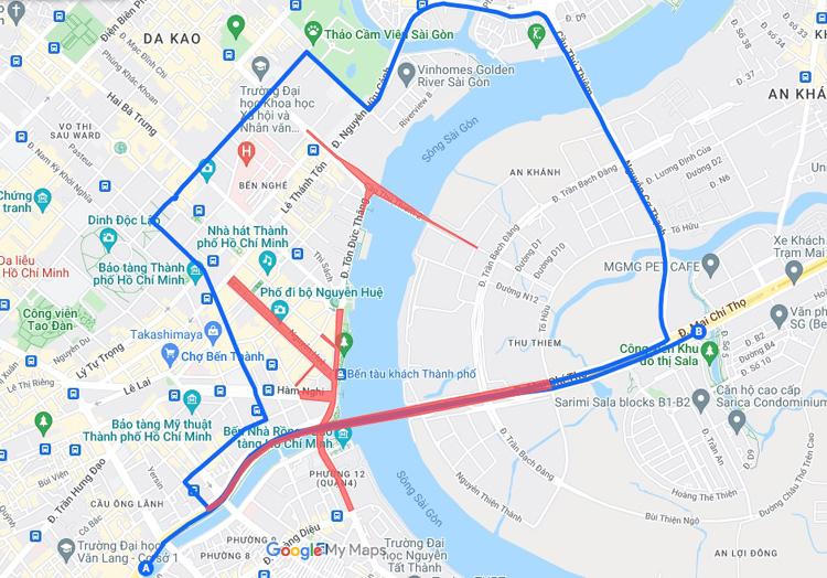 Cấm xe nhiều tuyến đường TP HCM phục vụ bắn pháo hoa dịp lễ 30/4