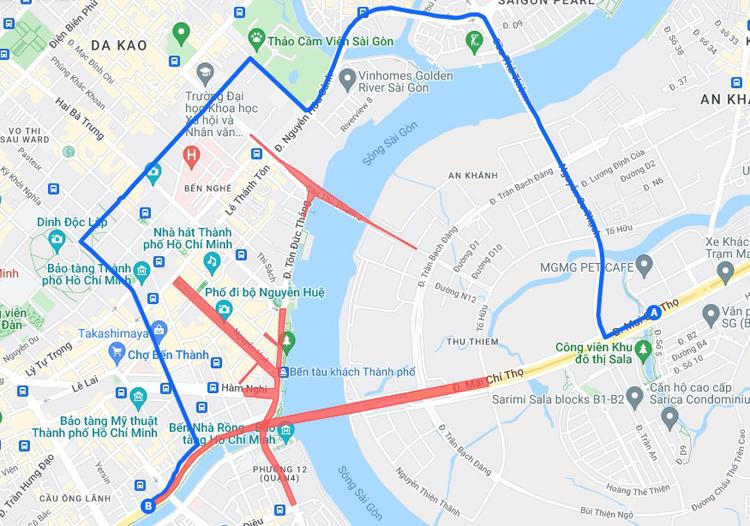 Cấm xe nhiều tuyến đường TP HCM phục vụ bắn pháo hoa dịp lễ 30/4