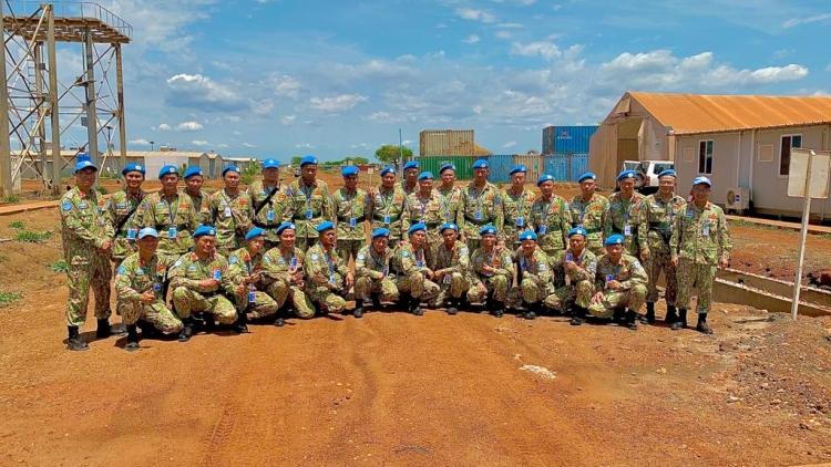 Những hình ảnh đầu tiên của đoàn tiền trạm Đội Công binh số 1 tại Phái bộ UNISFA 