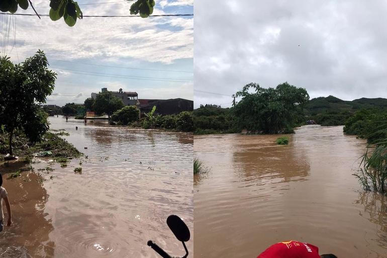 Đám cưới ngày mưa lũ, chú rể Bắc Giang lội nước, cõng cô dâu 'về dinh'
