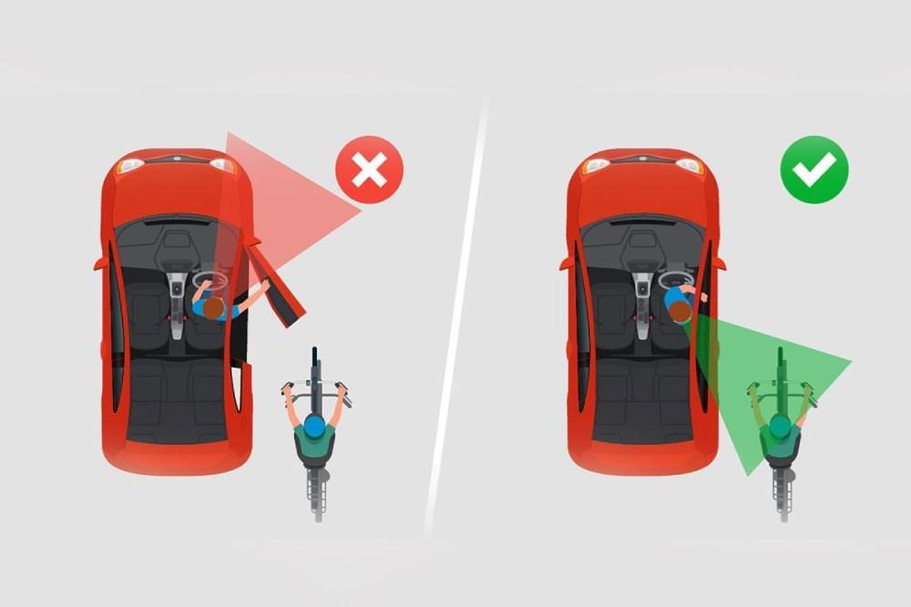 Lưu ý khi mở cửa ô tô để phòng tai nạn giao thông