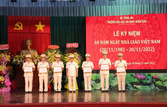 Trường Đại học An ninh Nhân dân long trọng kỷ niệm Ngày Nhà giáo Việt Nam