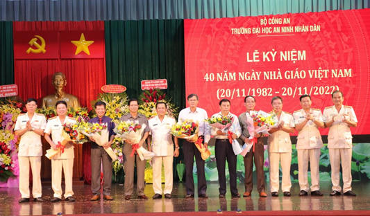 Trường Đại học An ninh Nhân dân long trọng kỷ niệm Ngày Nhà giáo Việt Nam