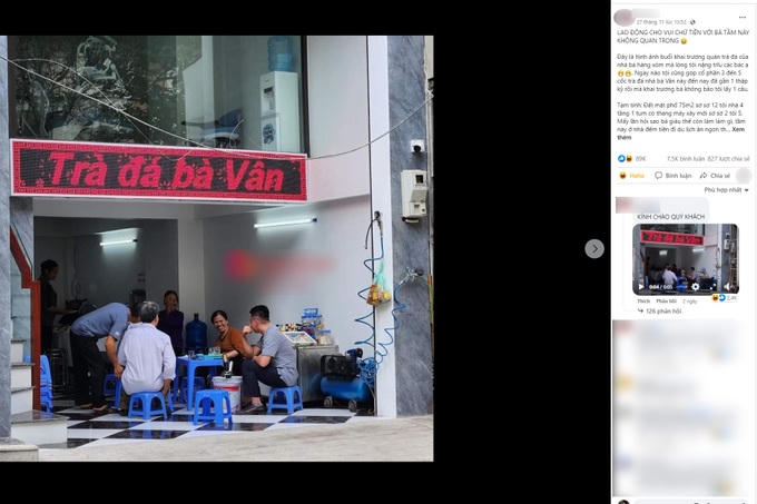 Sự thật chủ quán trà đá Hà Nội, 'sáng bán trà đá, chiều đi xế hộp tiền tỷ'