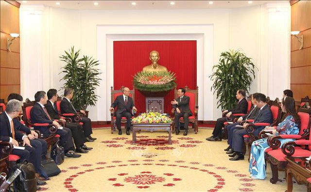 Thường trực Ban Bí thư tiếp Cố vấn đặc biệt Liên minh Nghị sĩ hữu nghị Nhật Việt