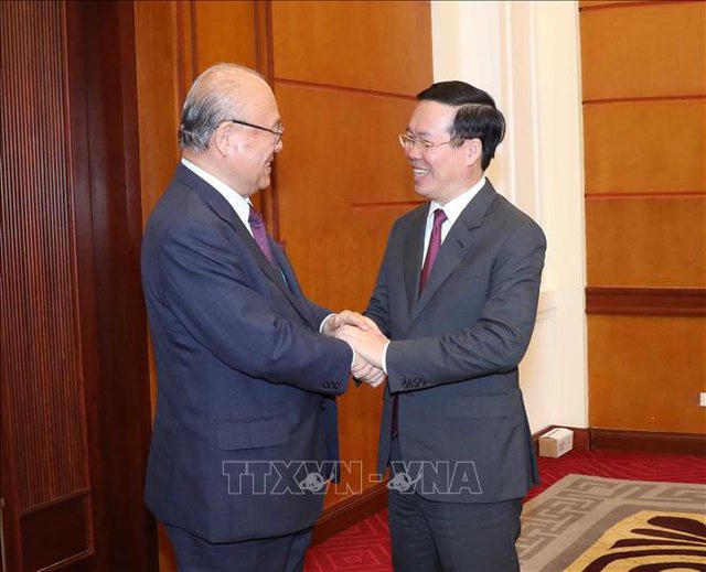 Thường trực Ban Bí thư tiếp Cố vấn đặc biệt Liên minh Nghị sĩ hữu nghị Nhật Việt