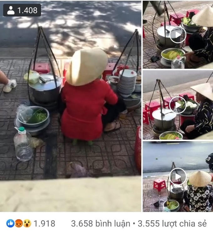 Khánh Hòa: Xác minh vụ người bán hàng rong đổ thức ăn thừa vào nồi để bán lại