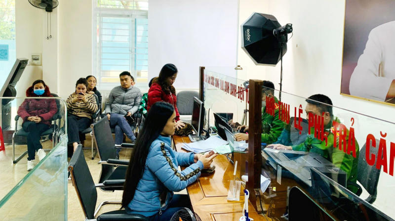 Khác lạ cảnh đầu năm tại Công an tỉnh Hà Tĩnh