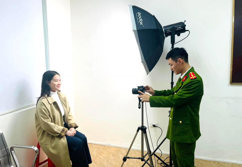 Khác lạ cảnh đầu năm tại Công an tỉnh Hà Tĩnh