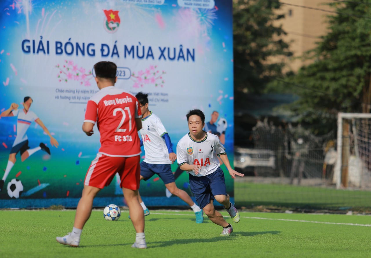 Giải bóng đá 'Mùa Xuân năm 2023': Hấp dẫn, kịch tính và cống hiến