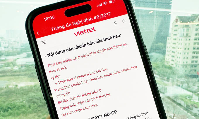 Cách kiểm tra thông tin để tránh bị khóa thuê bao di động