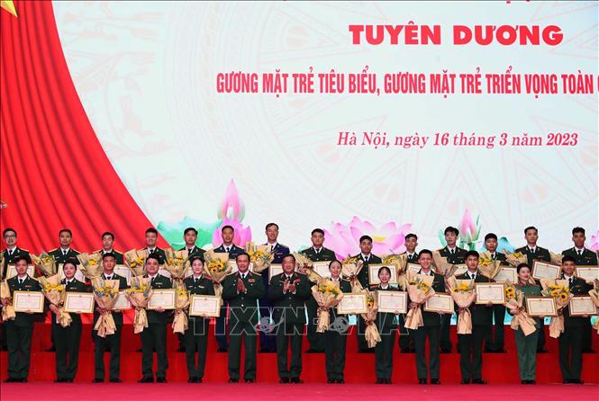 Chủ tịch nước Võ Văn Thưởng biểu dương thành tích Gương mặt trẻ tiêu biểu toàn quân 