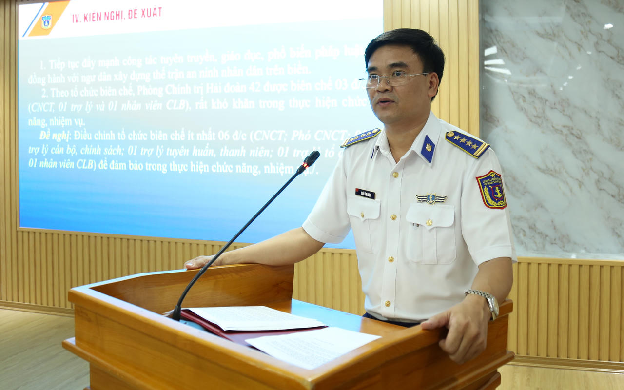 Đại tướng Lương Cường ghi nhận nỗ lực của BTL Vùng Cảnh sát biển 4