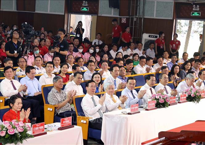 Chủ tịch nước Võ Văn Thưởng dự Lễ phát động Tháng Nhân đạo quốc gia