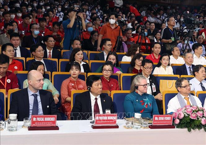 Chủ tịch nước Võ Văn Thưởng dự Lễ phát động Tháng Nhân đạo quốc gia