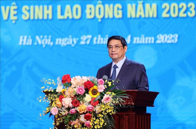 Thủ tướng dự Lễ phát động Tháng Công nhân, Tháng hành động về an toàn, vệ sinh lao động