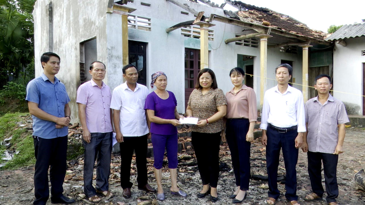 Người tích cực xây dựng khối đại đoàn kết toàn dân ở huyện Tam Dương