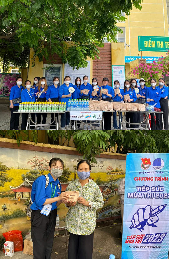 Tuổi trẻ Bắc Từ Liêm 'tiếp sức mùa thi'