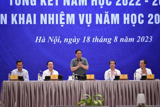 Thủ tướng Phạm Minh Chính dự hội nghị triển khai năm học mới 2023-2024