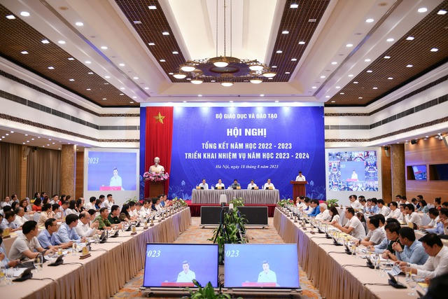 Thủ tướng Phạm Minh Chính dự hội nghị triển khai năm học mới 2023-2024