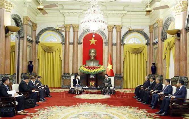 Chủ tịch nước Võ Văn Thưởng tiếp Chánh án Tòa án nhân dân tối cao Lào