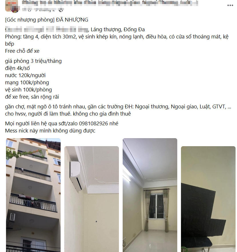 Khan hiếm phòng trọ sinh viên đầu năm học, làm sao để không bị tăng giá, mất tiền cọc? 