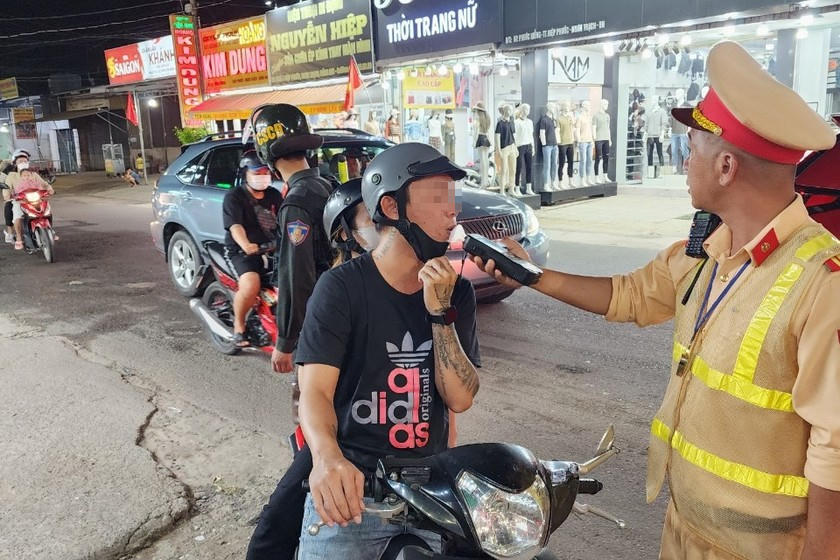 Công an Đồng Nai xử lý hơn 90 trường hợp vi phạm nồng độ cồn