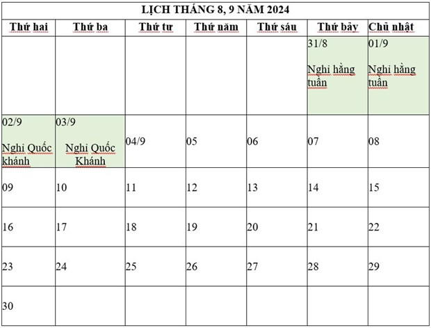 Thủ tướng 'chốt' phương án nghỉ Tết Âm lịch và nghỉ lễ Quốc khánh 2024