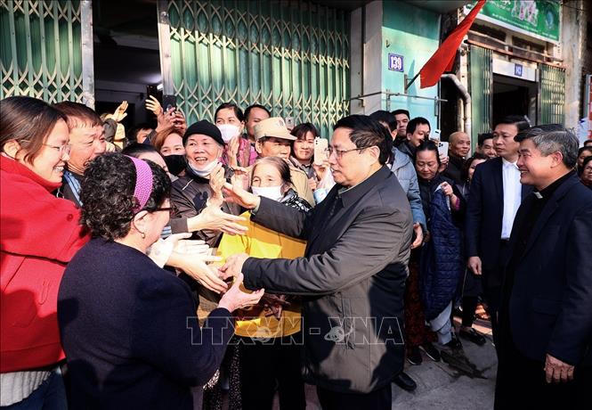 Thủ tướng Phạm Minh Chính chúc mừng Giáng sinh tại Bắc Giang