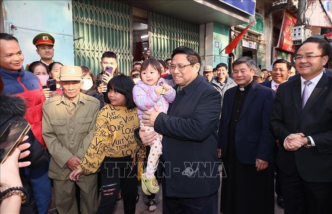 Thủ tướng Phạm Minh Chính chúc mừng Giáng sinh tại Bắc Giang