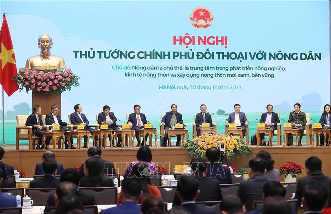 Thủ tướng Phạm Minh Chính đối thoại với nông dân