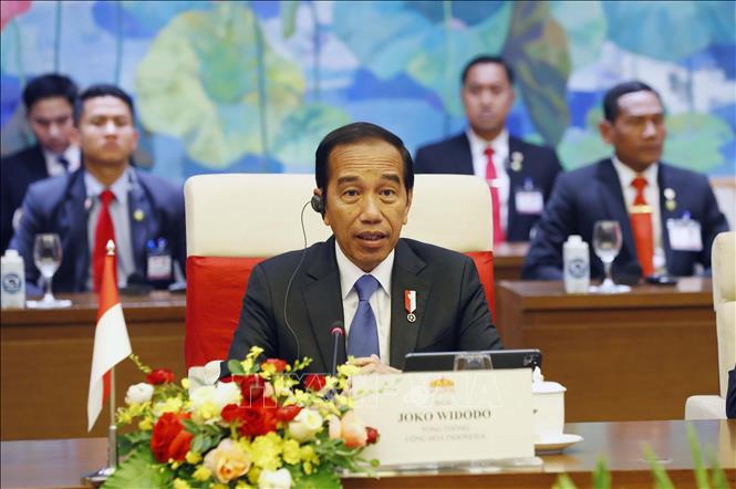 Chủ tịch Quốc hội Vương Đình Huệ hội kiến Tổng thống Indonesia Joko Widodo 