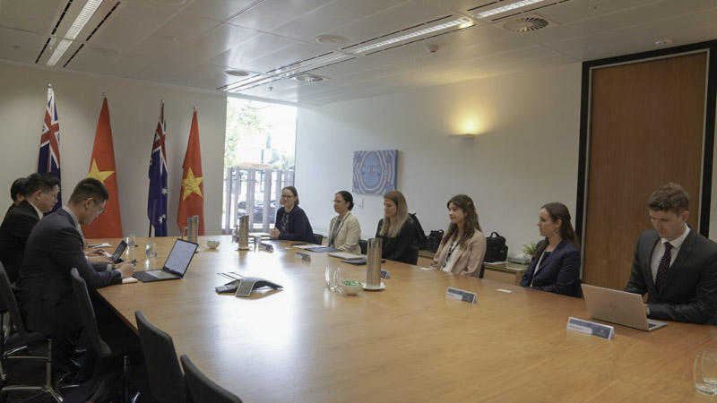 Đưa quan hệ hợp tác pháp luật và tư pháp với Australia đi vào chiều sâu thực chất