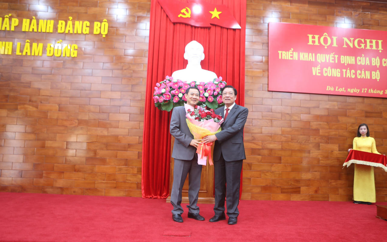 Phó Ban Nội chính TƯ Nguyễn Thái Học được chỉ định giữ chức Quyền Bí thư Lâm Đồng