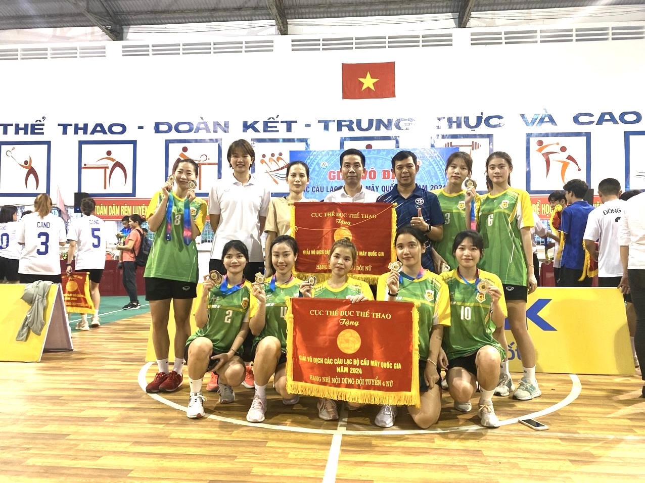 Trao thưởng Giải vô địch các Câu lạc bộ Cầu mây Quốc gia năm 2024