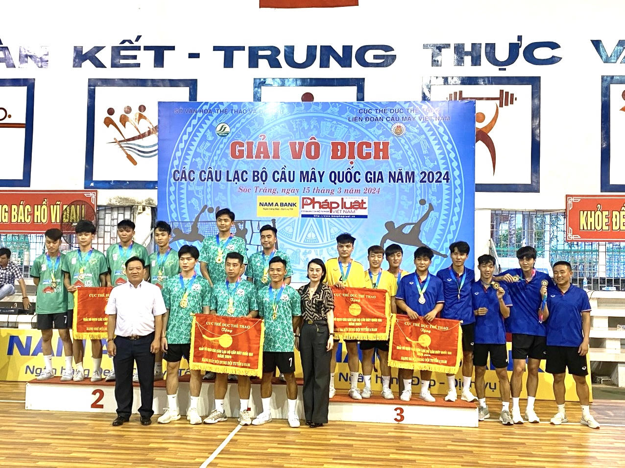 Trao thưởng Giải vô địch các Câu lạc bộ Cầu mây Quốc gia năm 2024