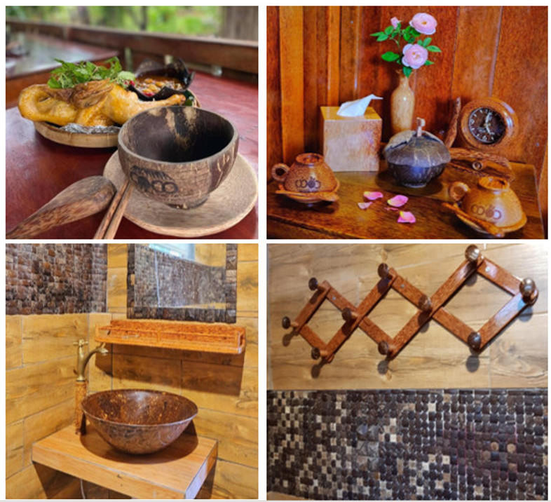 Ngôi nhà dừa 'độc lạ Việt Nam' tại Vĩnh Long