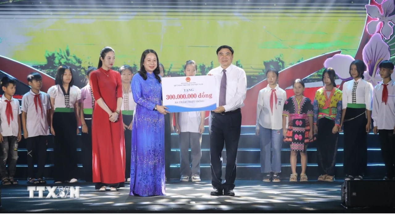 Quyền Chủ tịch nước Võ Thị Ánh Xuân dự lễ Phát động Tháng Nhân đạo năm 2024