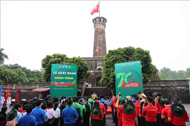 Lễ xuất quân Hành trình 'Điện Biên Phủ - Khát vọng non sông'